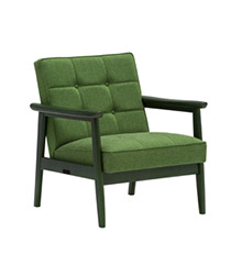 가리모쿠60 k chair one seater green green -green frame,가리모쿠60